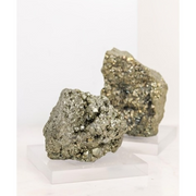 Raw Pyrite on Acrylic Base