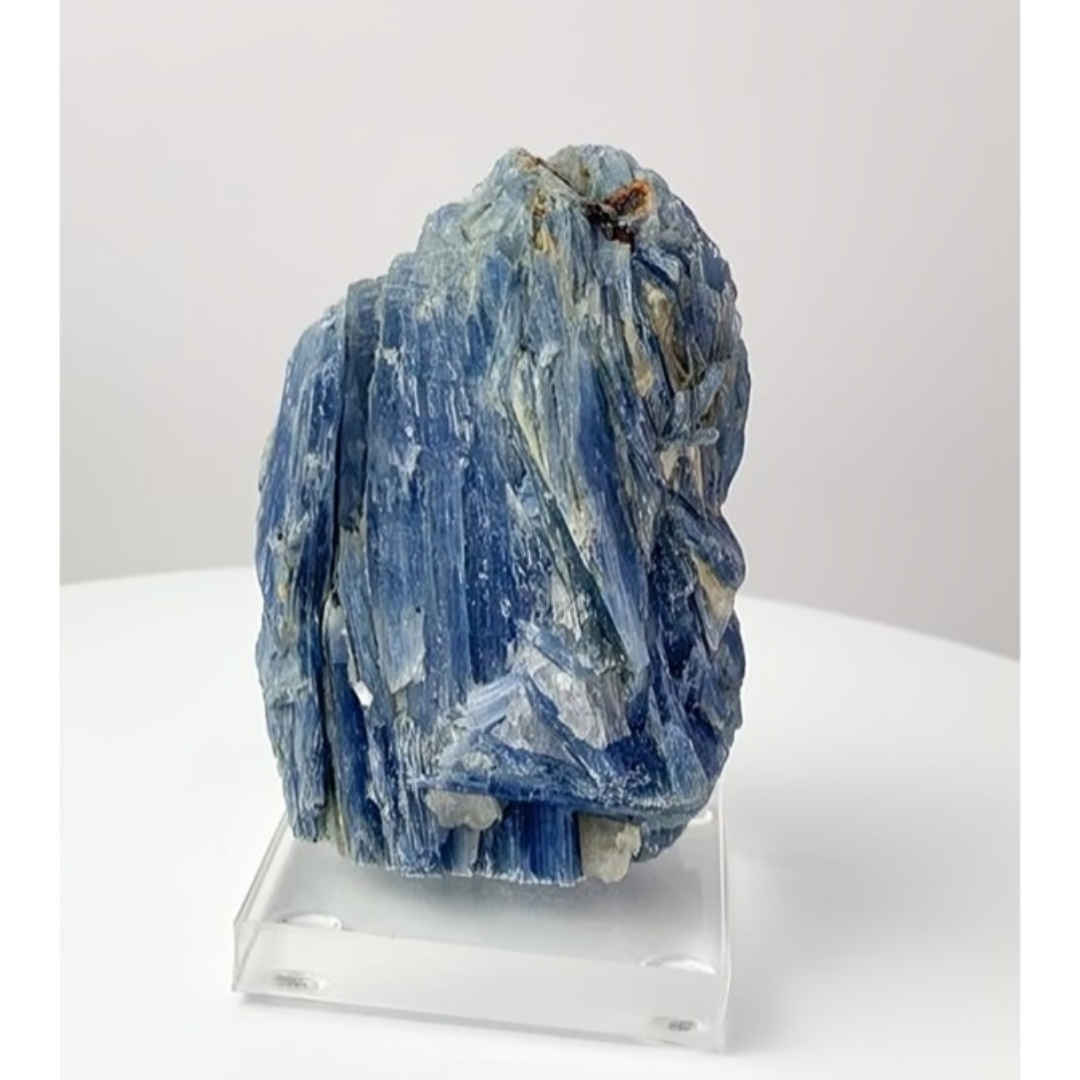 Raw Blue Kyanite on Acrylic Base 300 to 394 grams