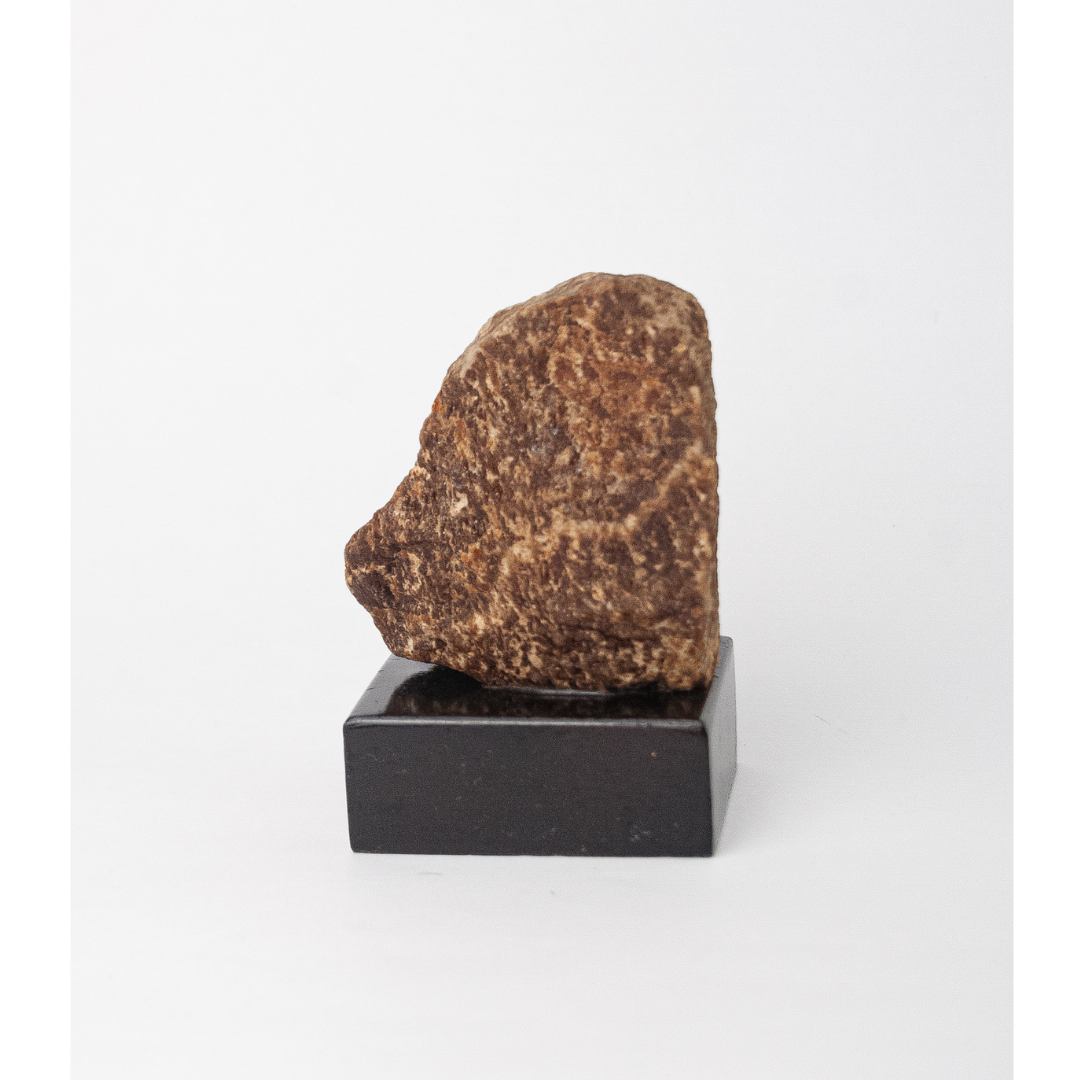 Aragonite Stone on Wood Base 200 g