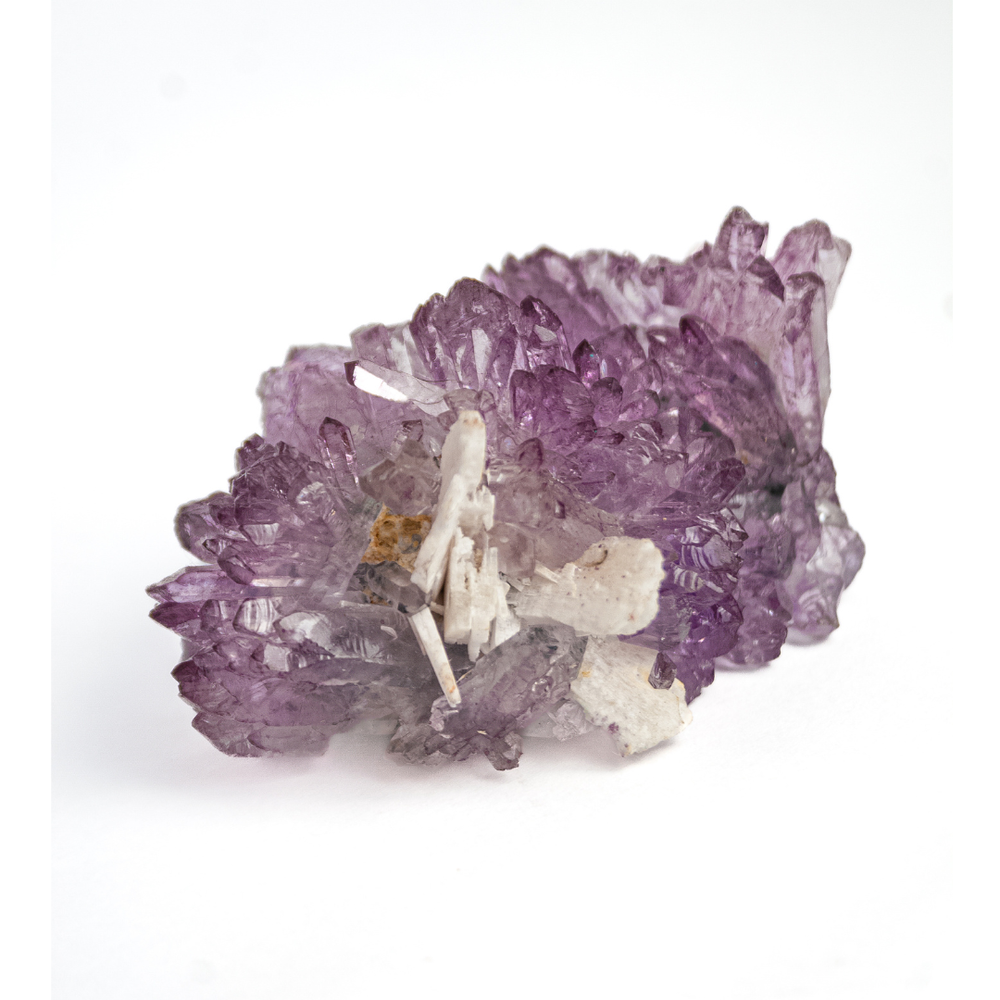 Vera Cruz Amethyst Druzy with Calcite Inclusion (Very Rare)