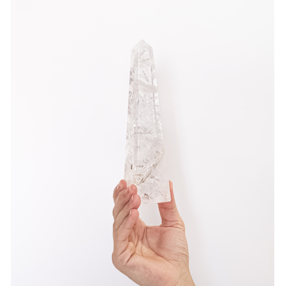 High Purity Crystal Obelisk 460 Grams