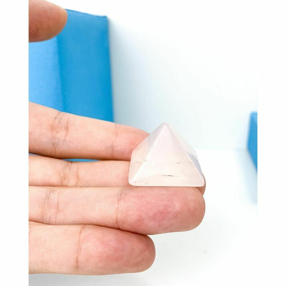 Small Rose Quartz Pyramid