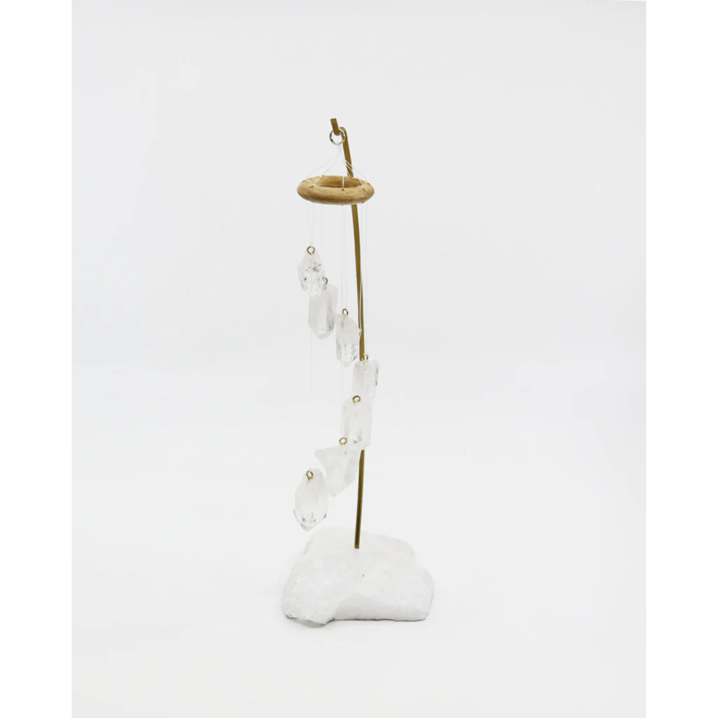 Seven Quartz Crystals Table Mobile