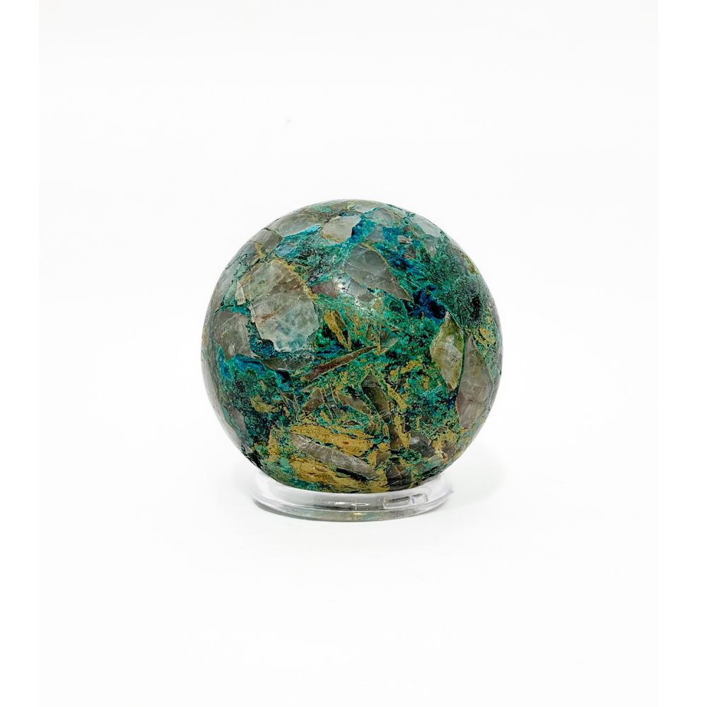 Natural Chrysocolla Stone Sphere