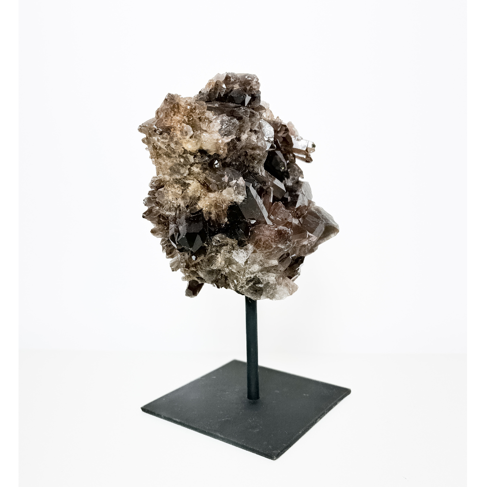 Drusa de Cristal Ahumado Morion 1,860 Kg
