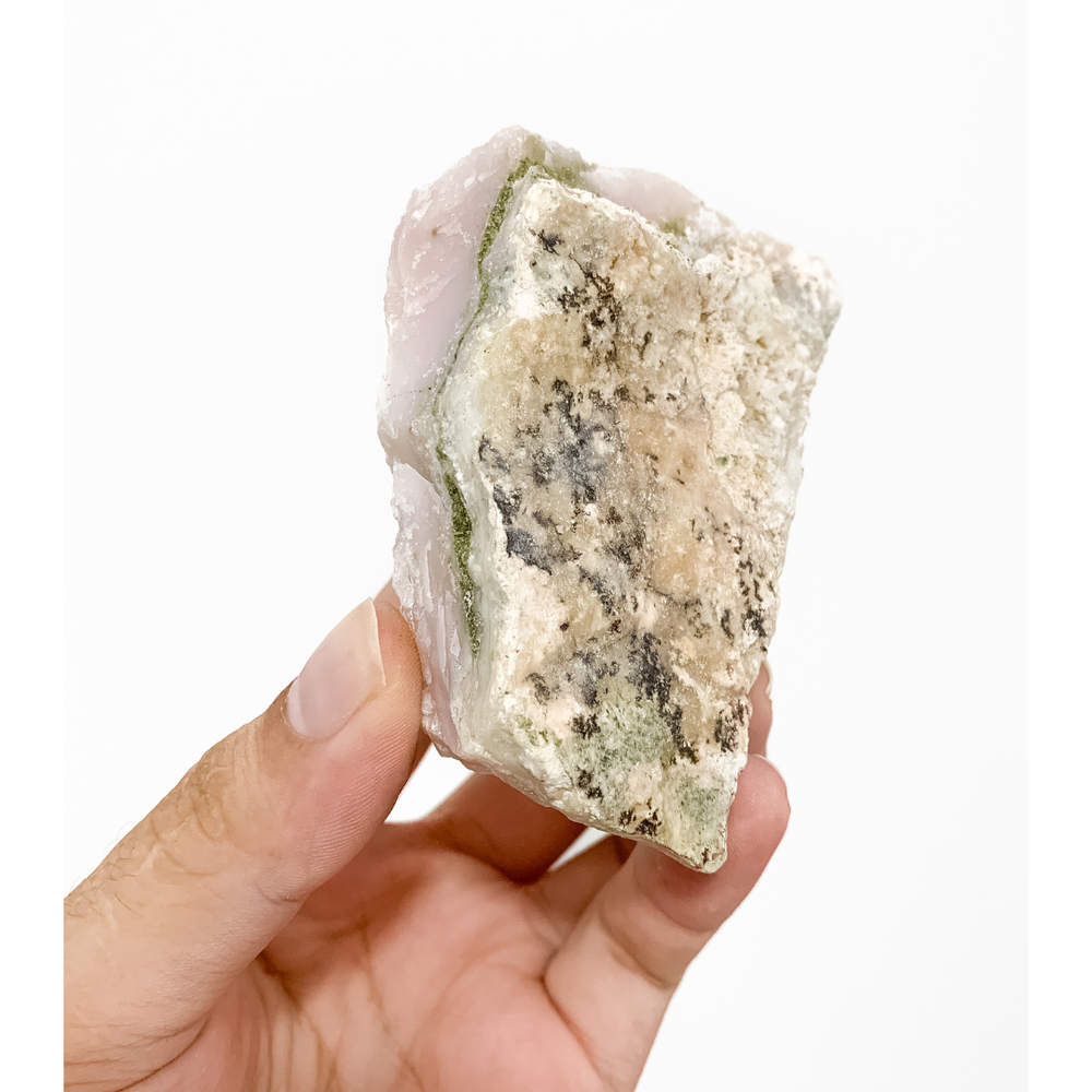 Raw Pink Opal Stone Collection 190 Grams