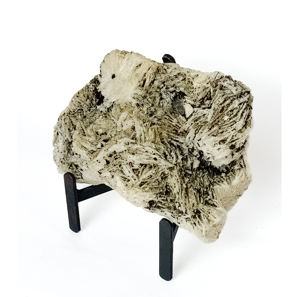 Pierre Baryte Brute avec Inclusion de Tourmaline Verte Collection 1.100 kg