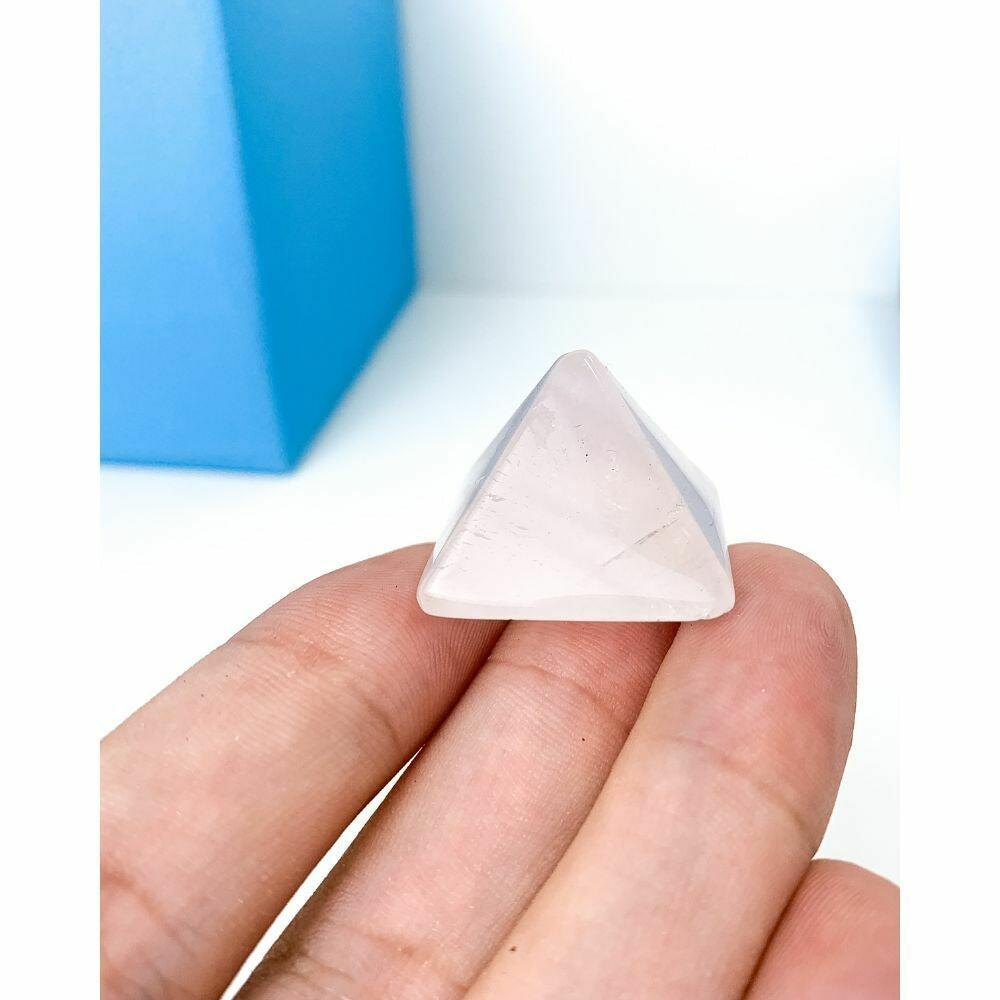 Small Rose Quartz Pyramid