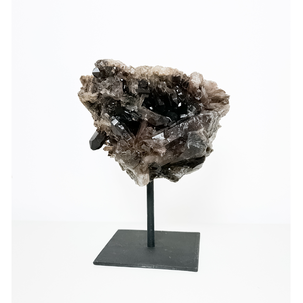 Drusa de Cristal Ahumado Morion 1,860 Kg