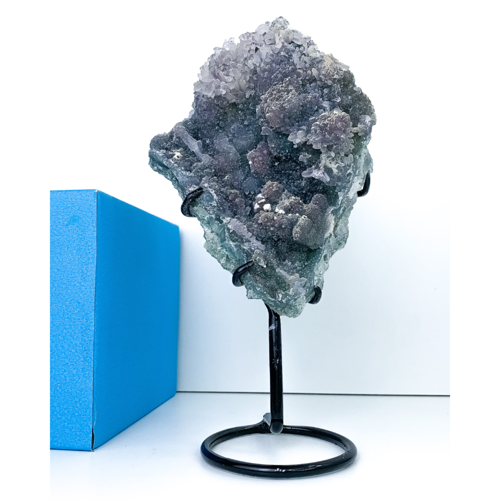 Natural Chalcedony on Base - One of a Kind Piece (Rare)