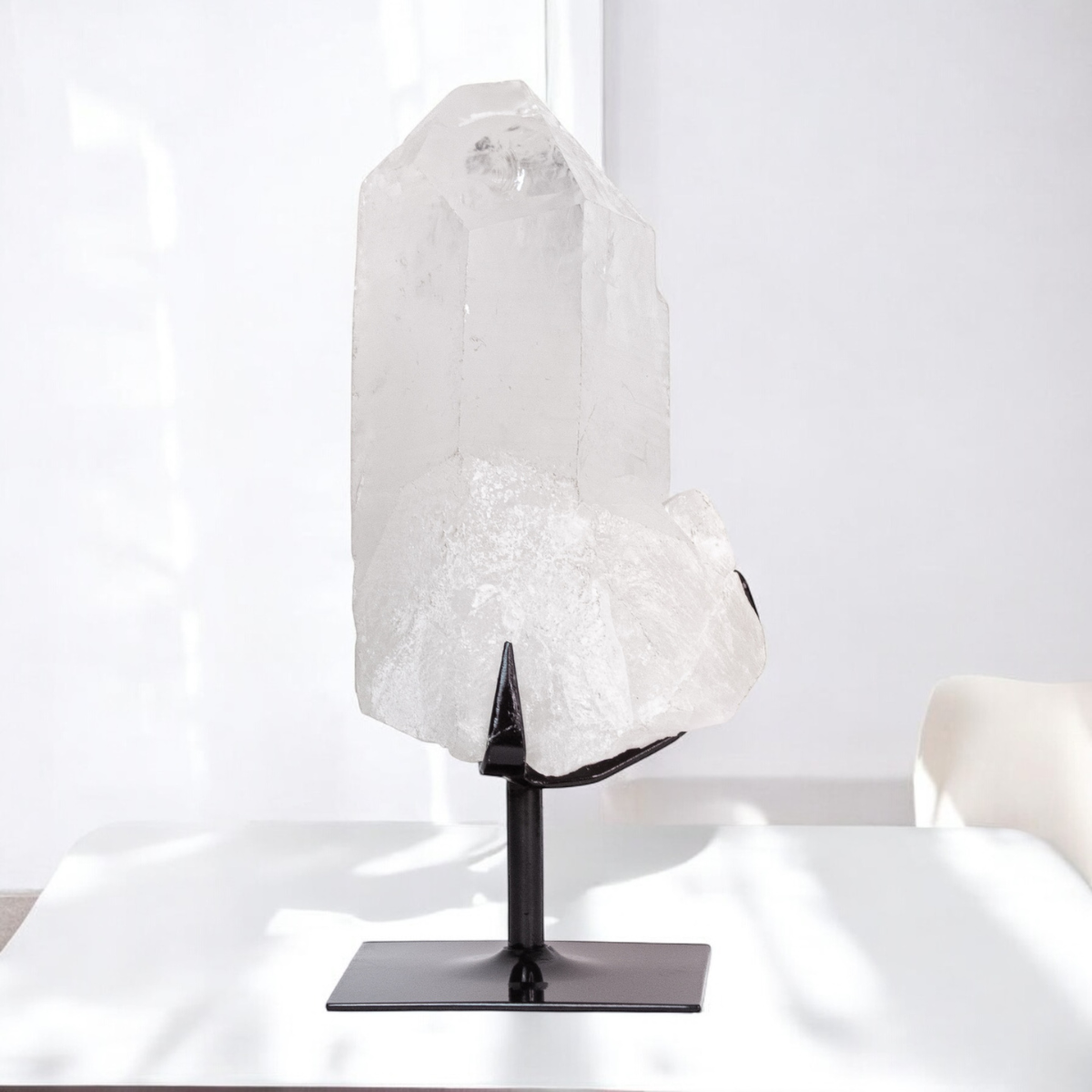Crystal Druzy on Black Metal Base 2.405 Kg