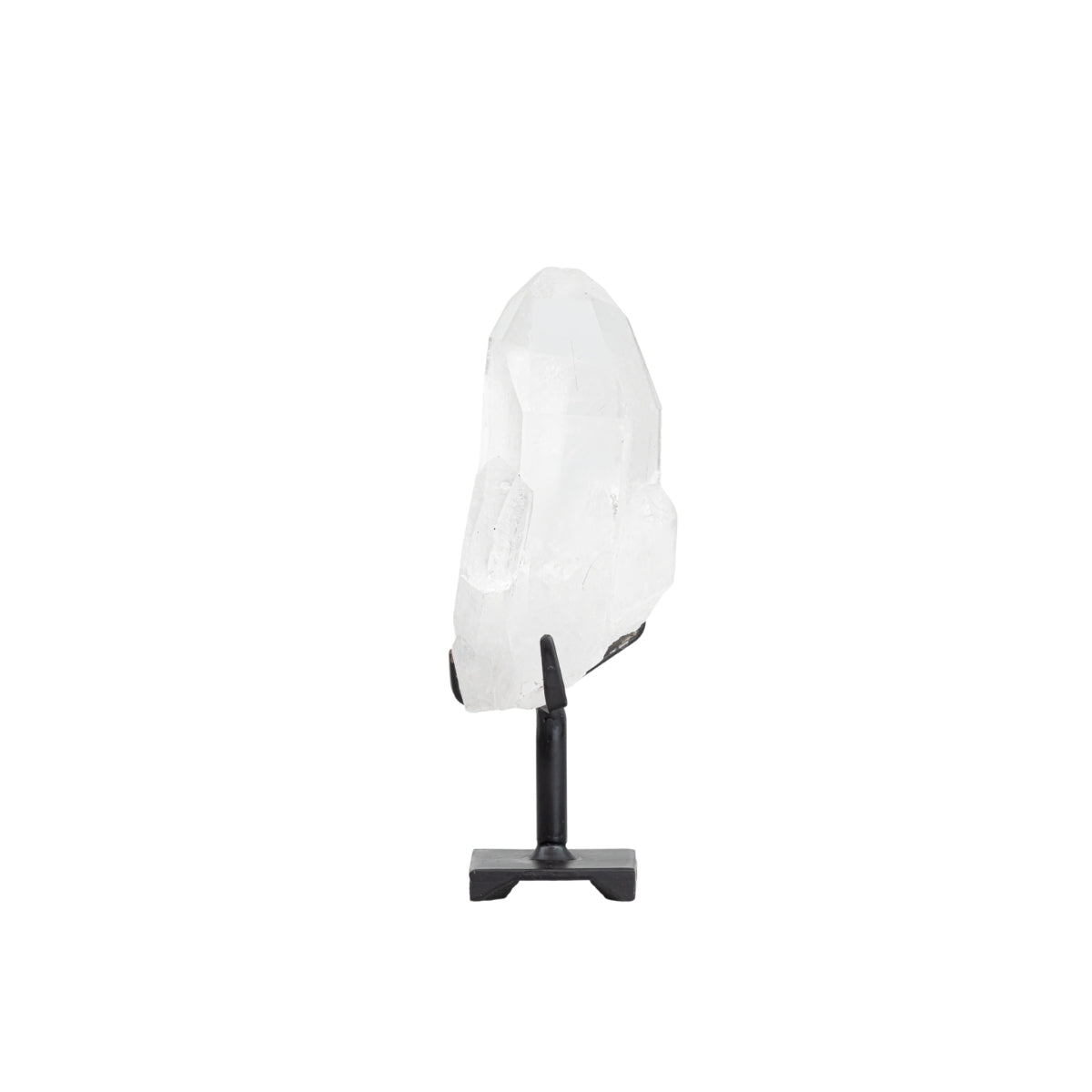 Drusa Cristal De Alta Pureza Base Metal Preta 2,099 kg