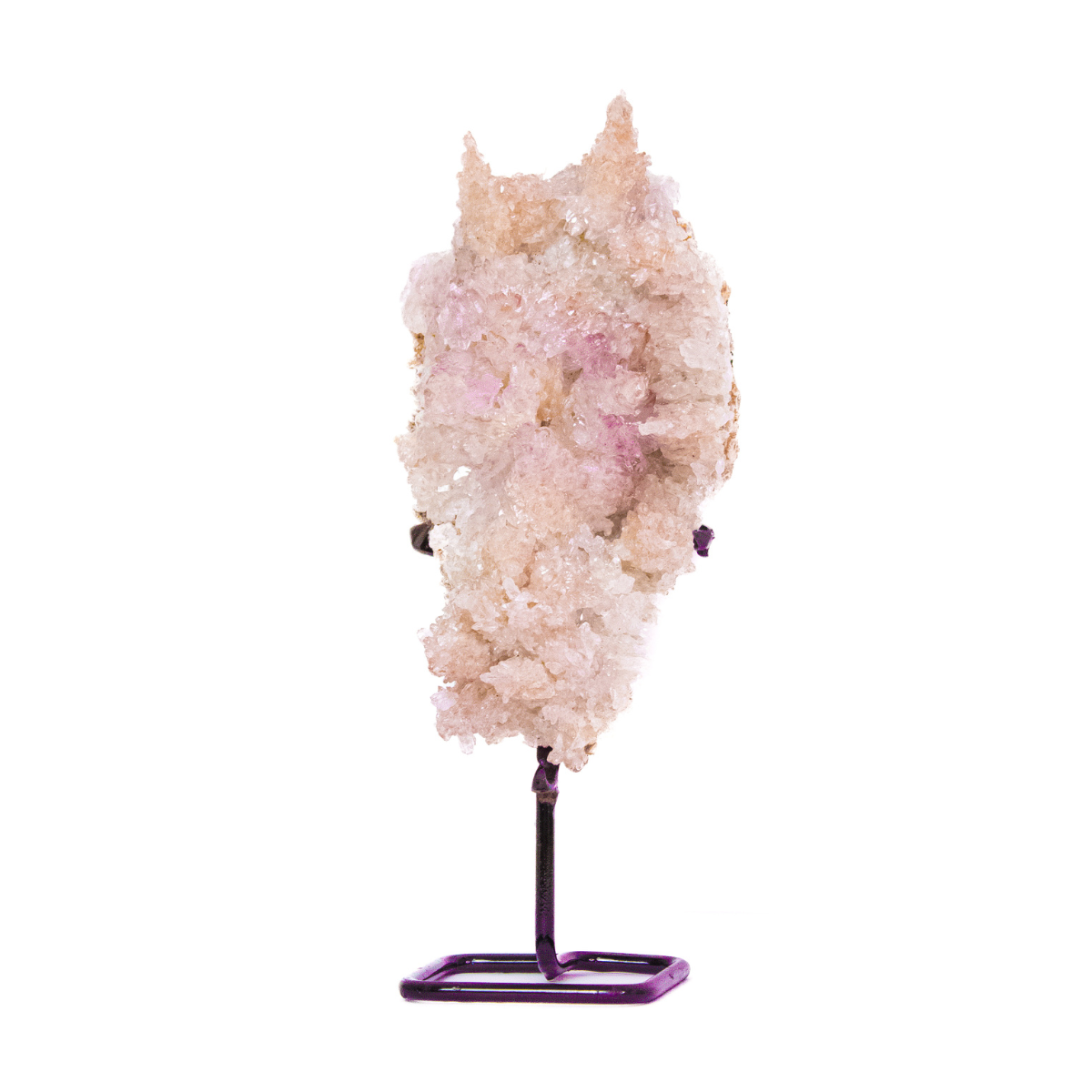 Amethyst Flower on Black Metal Base 1.6 kg