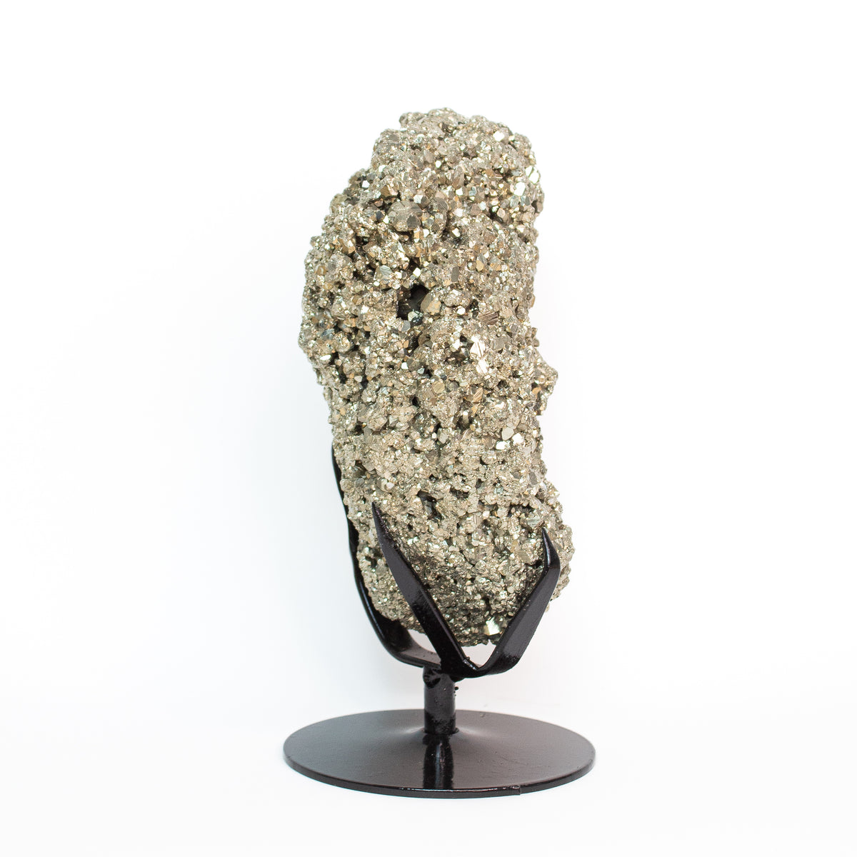 Pyrite sur Base en Métal Noir 2,430 Kg