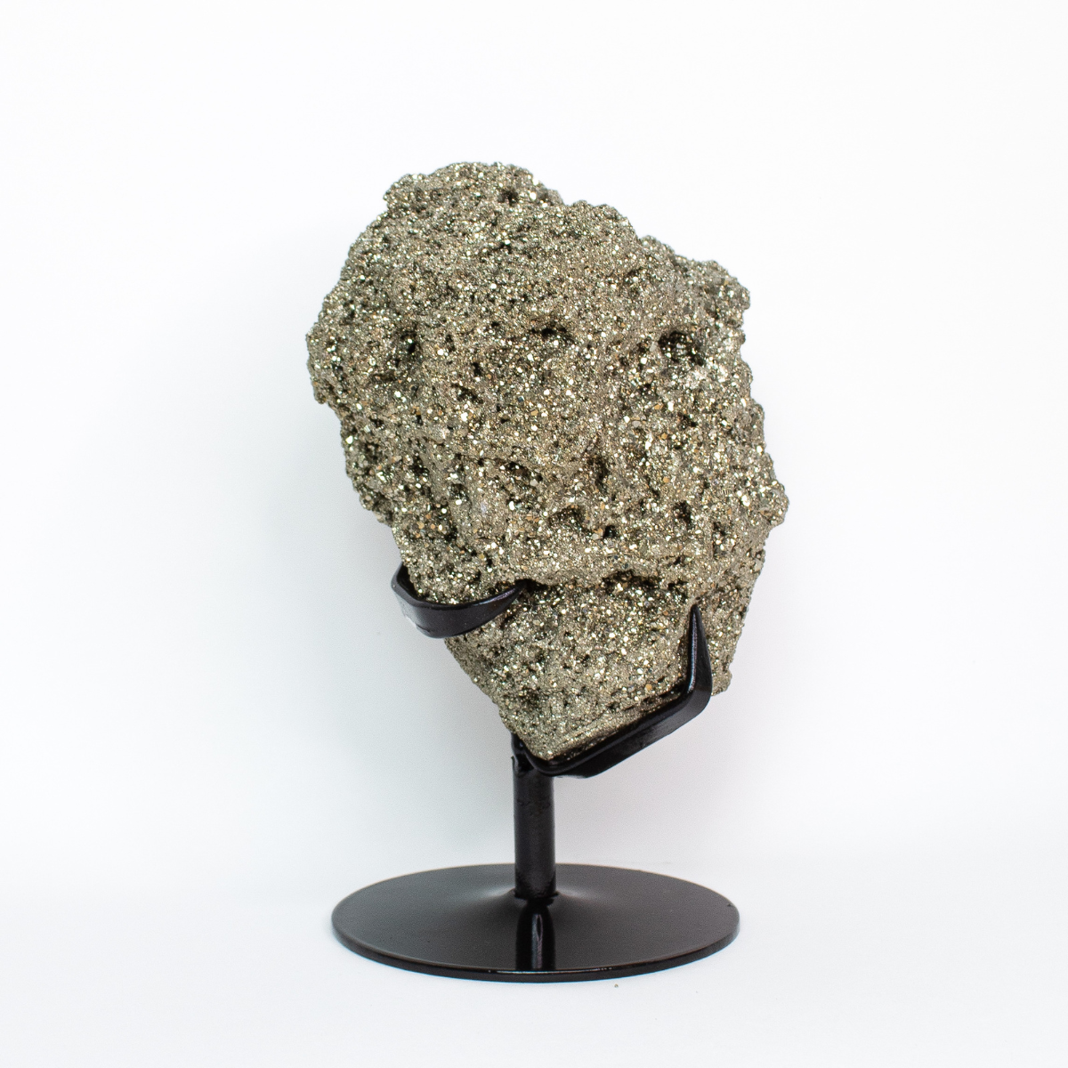Pyrite sur Base en Métal Noir 2,4 Kg