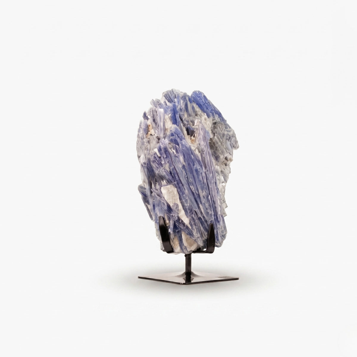 Pedra Cianita Azul Extra Na Base Metal Preto 6,700 kg