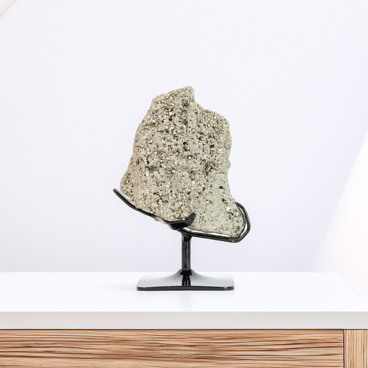 Pedra Pirita Cristalizada na Base Metal 1,620 kg