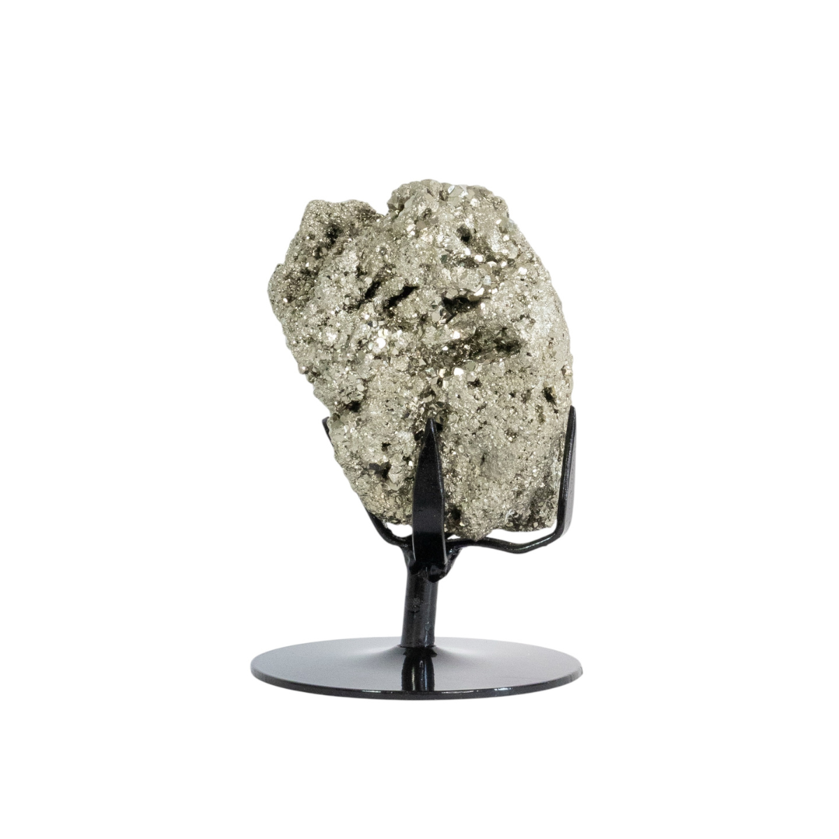 Pyrite sur Base en Métal Noir 1,790 Kg