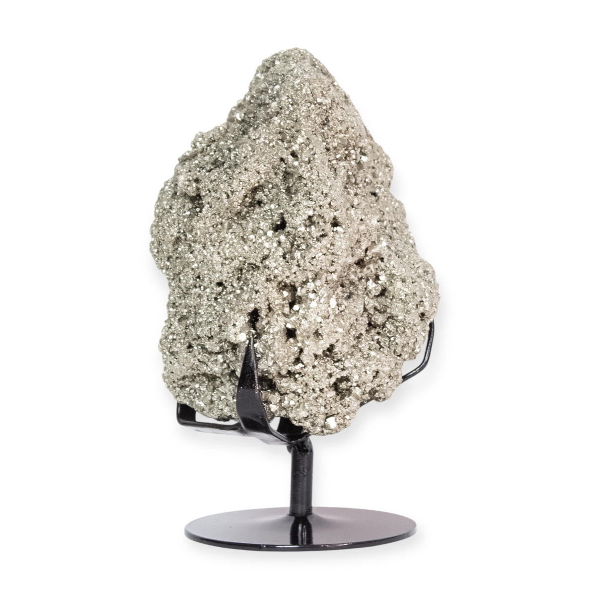 Pyrite sur Base en Métal Noir 2,890 Kg