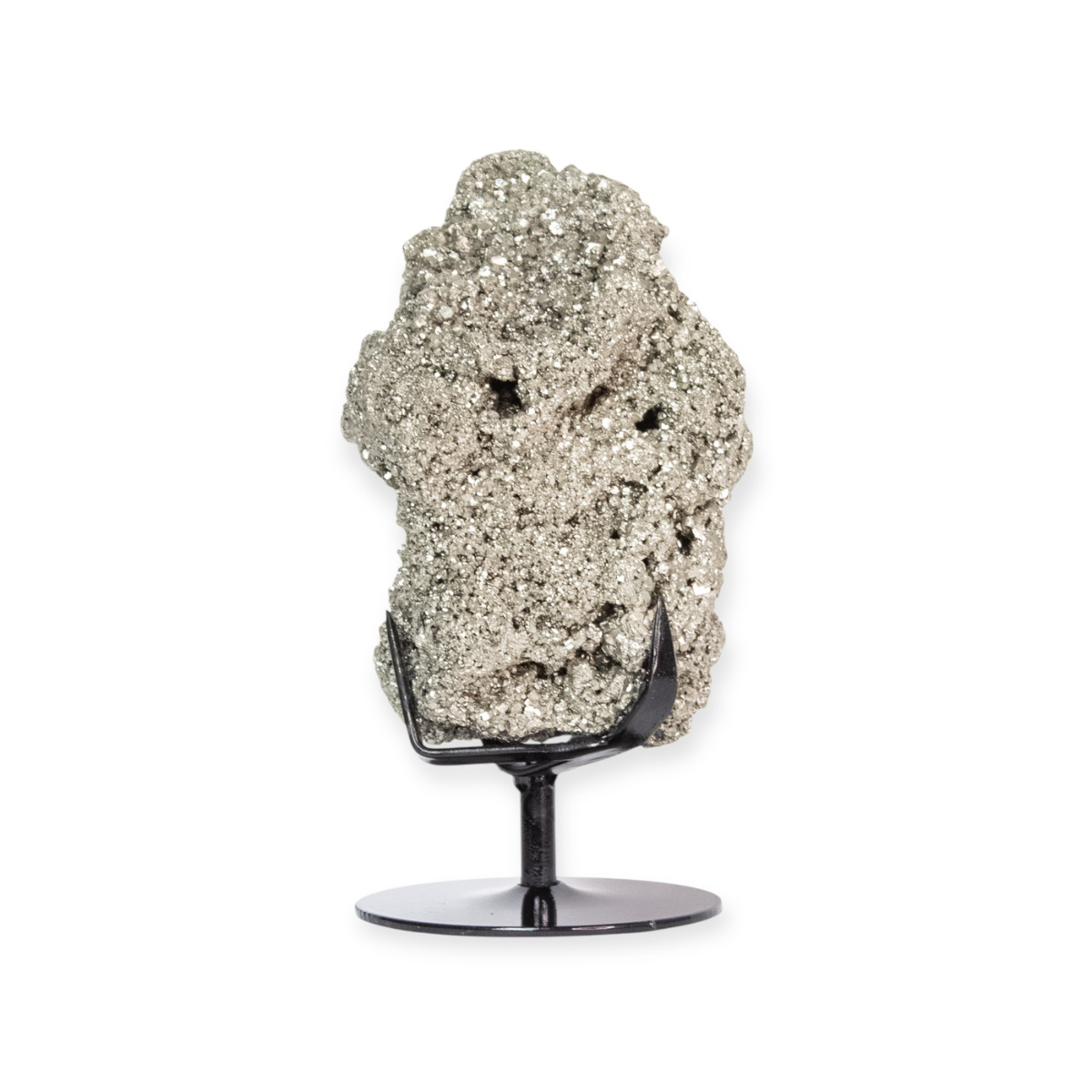 Pyrite sur Base en Métal Noir 2,890 Kg