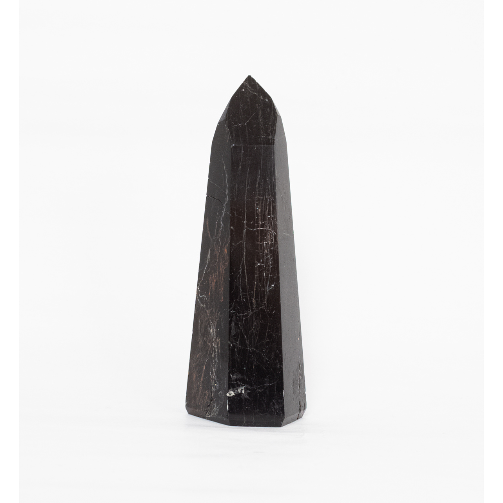 Pointe Pierre Tourmaline Noire 218 Grammes Environ.