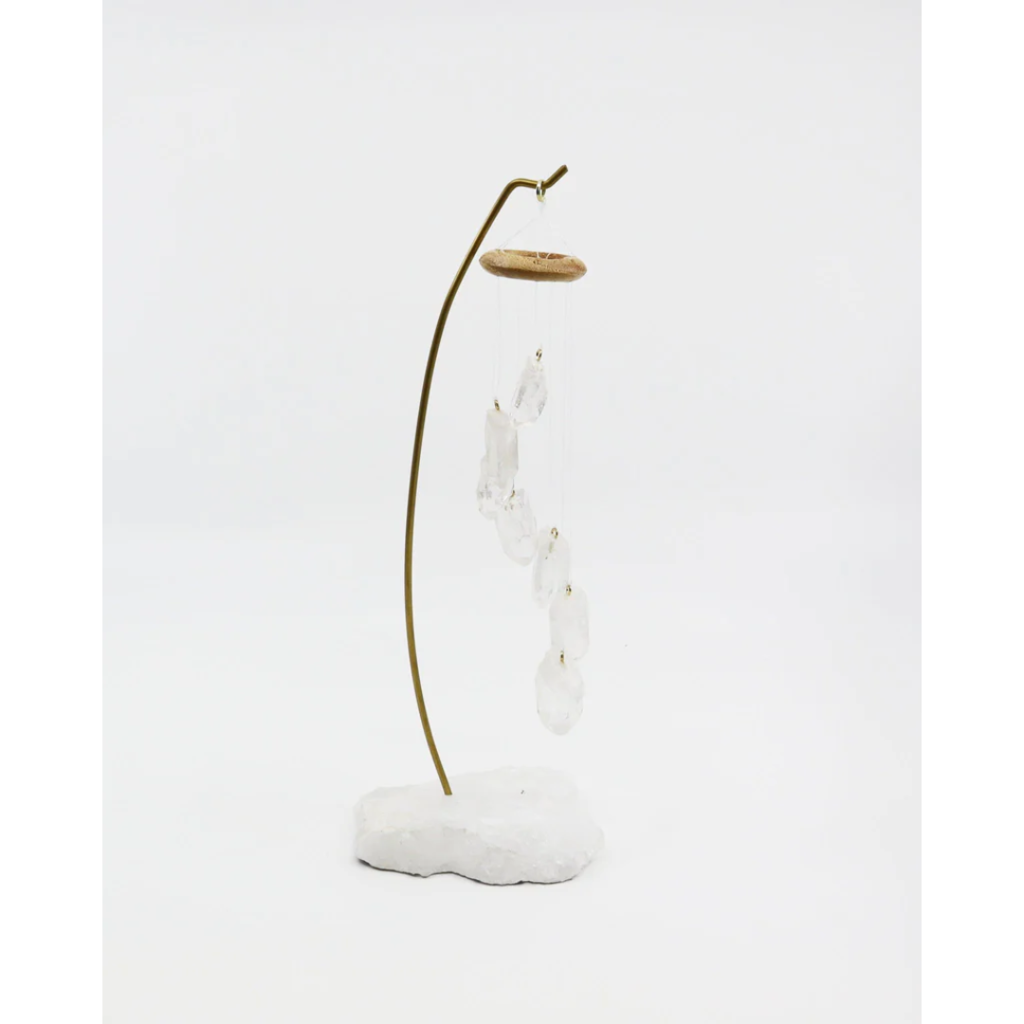 Seven Quartz Crystals Table Mobile