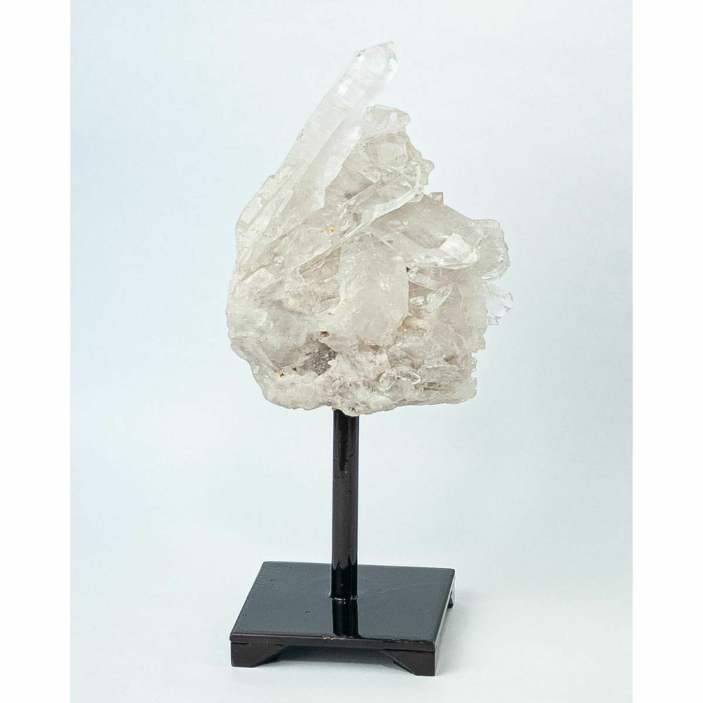 Drusa Cristal de Alta Pureza Base Metal Negra 1,144kg