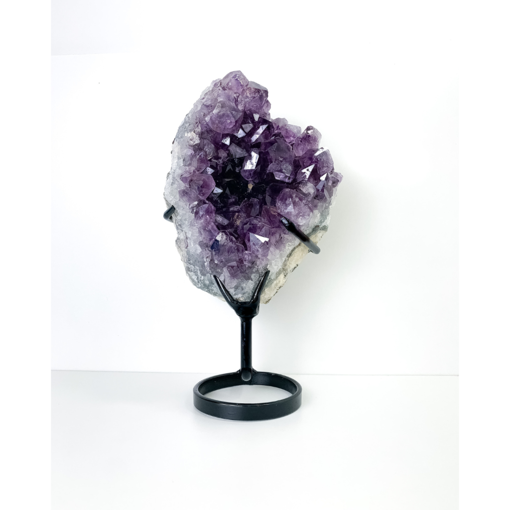 Extra Amethyst Druzy on Black Metal Base 3.3 Kg
