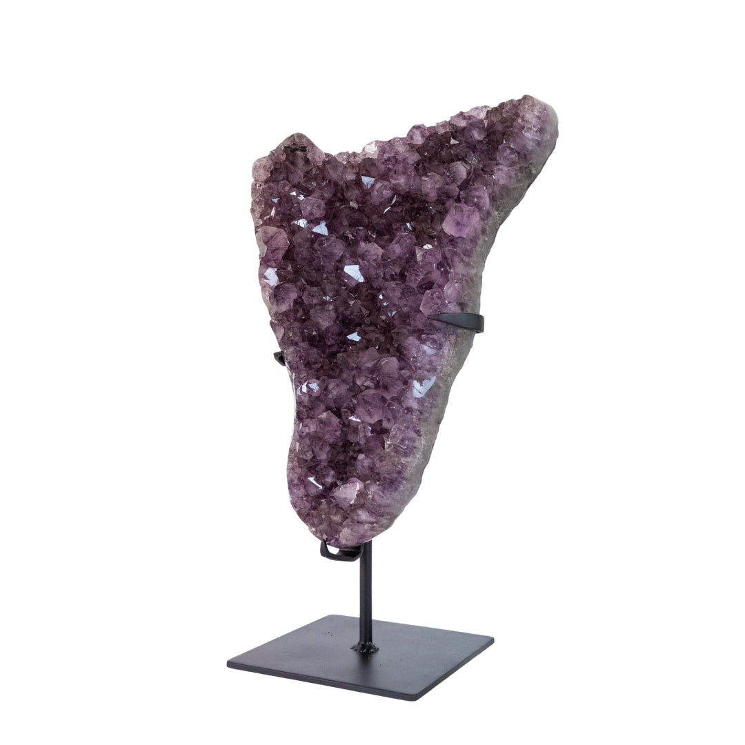 Bahia Amethyst Druzy on Matte Black Metal Base 11.850 kg