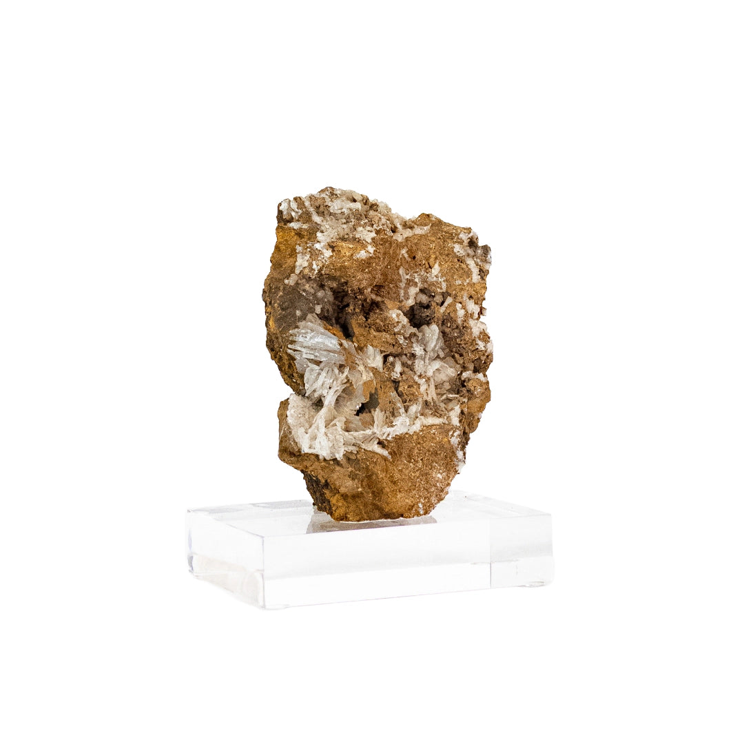 Barite Stone on Matrix, Acrylic Base 460 grams