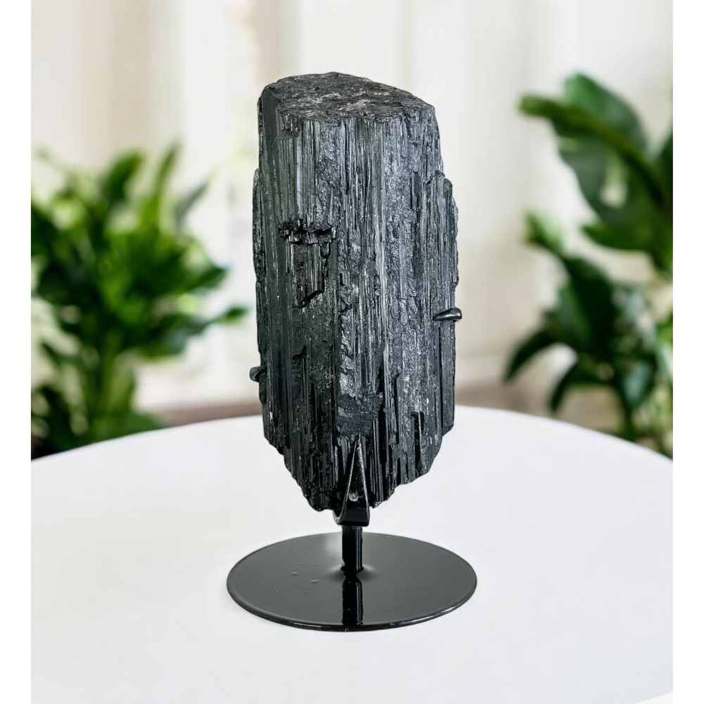 Raw Black Tourmaline on Base 1.508 Kg